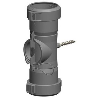 Abgas Revisionsrohr flexibel DN80, mit Befestigung