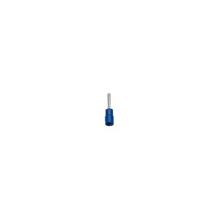 Stiftkabelschuh isoliert blau 1,5-2,5qmm 10mm, galv. verz., 100 St., 710, Klauke