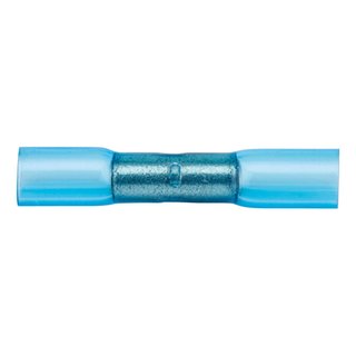 Stossverbinder isoliert blau 1,5-2,5qmm, mit Wrmeschrumpfisolierung, 100 St., 680WS, Klauke
