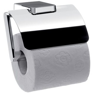 Toilettenpapierhalter GAD, mit Deckel, verchromt