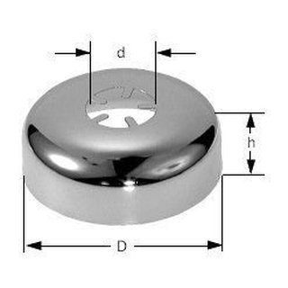 Siphonrosette DN32, Hhe 20mm, verchromt, Schmidt