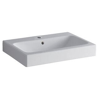 Waschbecken ICon 90 x 48,5cm, weiss, mit Hahnloch, Geberit