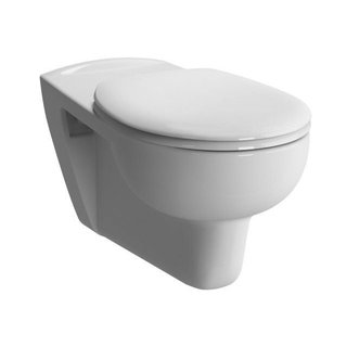 Wandtiefspül-WC GAD, spülrandlos, Ausladung 70cm, weiss