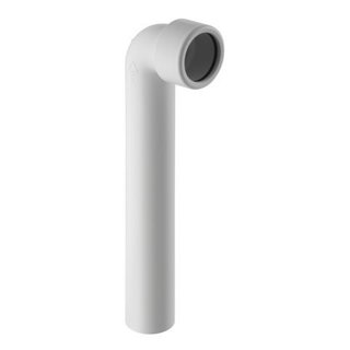Anschlussbogen 50mm, 90°, weiss, Geberit